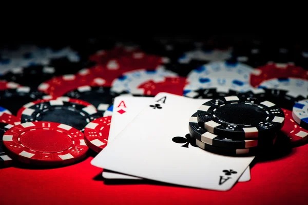 Betting layout for No Commission Baccarat showing Player, Banker, and Tie areas